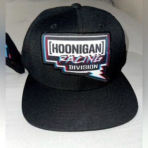 I’m selling some Hoonigan brand snap backs hats unisex